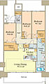 HARUMIFLAGSEAVILLAGEE棟8階50.0万円