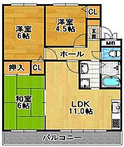 アイ・エス・オー弐番館  ｜ 兵庫県宝塚市口谷東1丁目（賃貸マンション3LDK・4階・60.01㎡） その2