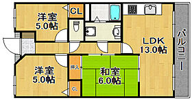 グリーンコート逆瀬  ｜ 兵庫県宝塚市伊孑志3丁目（賃貸マンション3LDK・2階・65.88㎡） その2