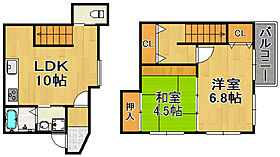 安庭テラスハウス5号6号  ｜ 兵庫県宝塚市川面1丁目（賃貸テラスハウス2LDK・1階・60.05㎡） その2