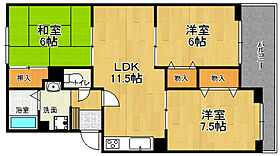 北仁川シティーハイツ  ｜ 兵庫県宝塚市鹿塩1丁目（賃貸アパート3LDK・3階・65.00㎡） その2