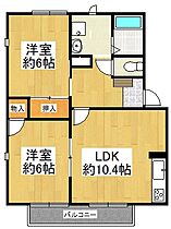 アーバンパレス中筋B棟  ｜ 兵庫県宝塚市中筋5丁目（賃貸アパート2LDK・2階・50.42㎡） その2