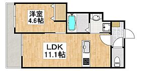 arbre fuille  ｜ 兵庫県宝塚市野上1丁目（賃貸アパート1LDK・1階・34.17㎡） その2