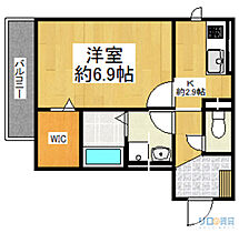 コートドール逆瀬川  ｜ 兵庫県宝塚市小林4丁目（賃貸アパート1K・2階・28.92㎡） その2