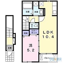 サウスソレイユ  ｜ 兵庫県宝塚市星の荘（賃貸アパート1LDK・2階・40.39㎡） その2