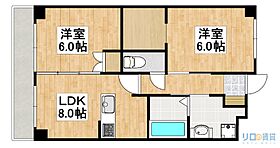 ハイタウン御殿山東  ｜ 兵庫県宝塚市御殿山2丁目（賃貸マンション2LDK・3階・48.20㎡） その2