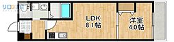 ALEGRIA逆瀬川 1LDKの間取図画像