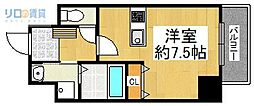 ソラシア宝塚 ワンルームの間取図画像