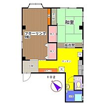 青木マンション1号館 102 ｜ 千葉県千葉市中央区弁天1丁目（賃貸マンション2K・1階・46.20㎡） その2