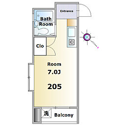 間取図画像 ワンルーム