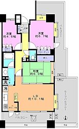 ネクス川口 3LDKの間取図画像