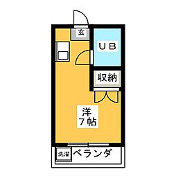 間取図画像 ワンルーム