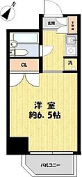 コスモ亀有5 1Kの間取図画像