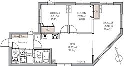 間取図画像 3LDK