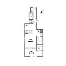 間取図画像 1LDK