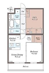 SYMPHONY PARK 1SLDKの間取図画像