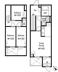グランパセオ駒場東大前 3LDKの間取図画像
