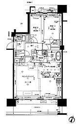 クラッシィハウス世田谷公園 2LDKの間取図画像