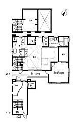 マイグリーン 1LDKの間取図画像