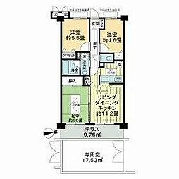 ライオンズマンション吉祥寺南 3LDKの間取図画像