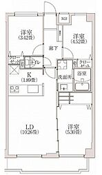 COSMOSREID学芸大学 3LDKの間取図画像