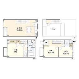 ラ.アトレ等々力 3LDKの間取図画像