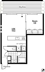 PATH 1LDKの間取図画像