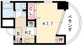 第12プロスパー中村  ｜ 愛知県名古屋市中村区大秋町4丁目100-3（賃貸マンション1K・6階・25.00㎡） その2