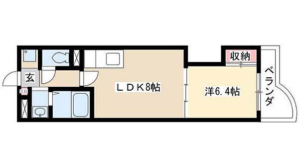 サニープレイス ｜愛知県名古屋市中川区供米田1丁目(賃貸マンション1LDK・3階・36.05㎡)の写真 その2