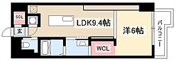SK BUILDING-901 10階1LDKの間取り