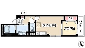 エテルノ幅下  ｜ 愛知県名古屋市西区幅下1丁目13-6（賃貸マンション1DK・4階・29.17㎡） その2