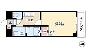 ワピタ名駅  ｜ 愛知県名古屋市中村区名駅5丁目14-4（賃貸マンション1DK・1階・33.82㎡） その2