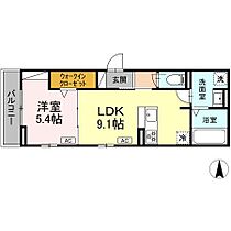 ルヴィータ野田  ｜ 愛知県名古屋市中川区野田1丁目315(地番)（賃貸アパート1LDK・2階・37.12㎡） その2