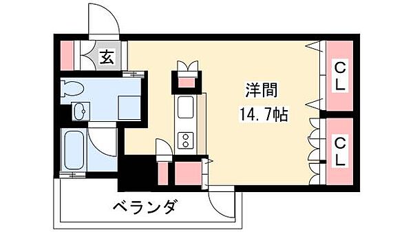 カスタリア伏見 ｜愛知県名古屋市中区錦1丁目(賃貸マンション1R・3階・45.12㎡)の写真 その2