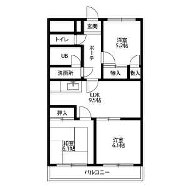 メゾンドUM ｜愛知県名古屋市中川区福川町3丁目(賃貸マンション3LDK・5階・56.70㎡)の写真 その2