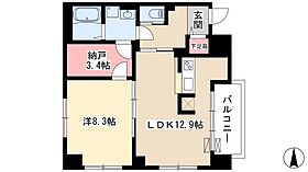 名駅アイサンメゾン  ｜ 愛知県名古屋市西区名駅2丁目27-3（賃貸マンション1LDK・6階・55.39㎡） その2