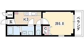 アスカII  ｜ 愛知県海部郡大治町大字西條字柳原71-8（賃貸アパート1K・3階・23.85㎡） その2