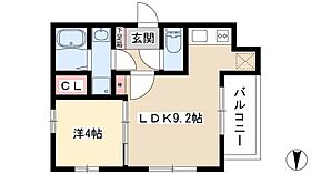 LeoAries  ｜ 愛知県名古屋市中村区若宮町4丁目30-1（賃貸アパート1LDK・2階・32.15㎡） その2