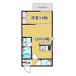 間取図画像 1LDK
