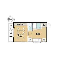 間取図画像 1DK