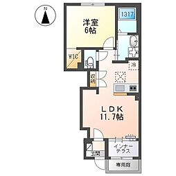 間取図画像 1LDK