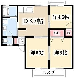 リエス吉津 B 2階/-