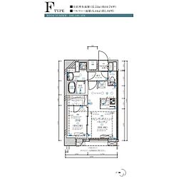 ディアレイシャス名古屋大須通 1LDKの間取図画像