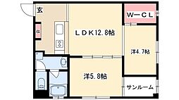 ブラウベルク 3階