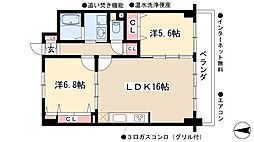 GRANCREST 2LDKの間取図画像