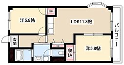 パークサイドパレス 4階/-