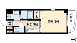 プラシード幸 4階