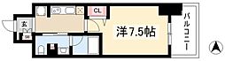 パークアクシス名古屋山王 1Kの間取図画像