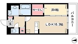 ラメゾンドB5 1LDKの間取図画像