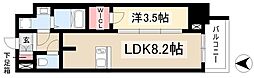 クレヴィスタ名古屋上前津 1LDKの間取図画像